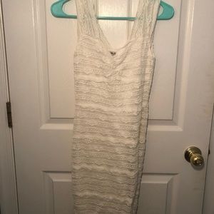 White Lace Bodycon Dress